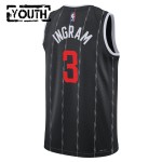Maillot NBA Toronto Raptors Brandon Ingram Nike 2025-26 City Edition Noir Swingman - Enfant